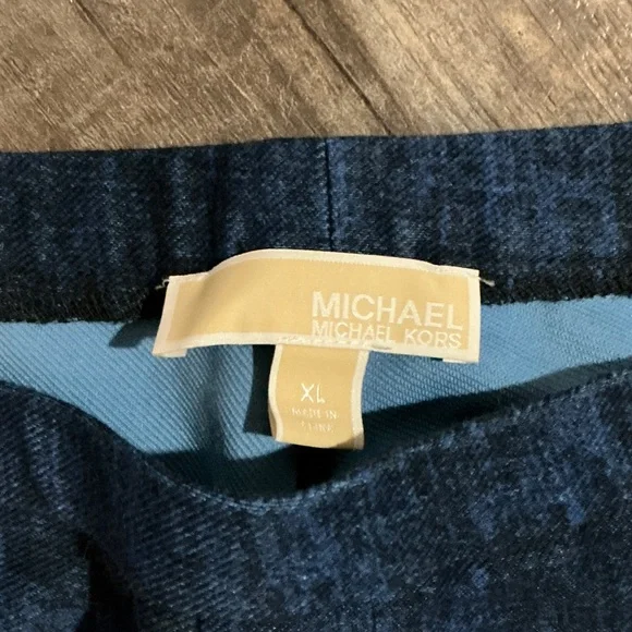 Michael Kors Dark Blue Women's Jeggings Size XL - Picture 2 of 4